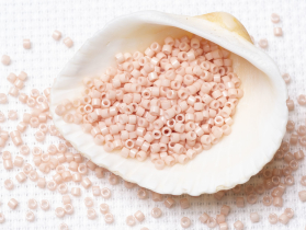 Бисер Япония MIYUKI Delica цилиндрический 11/0 5г DB-0206 лосось непрозрачный